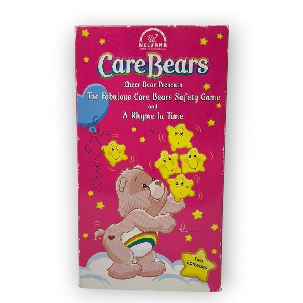 Care Bears VHS The Fabulous Care Bears Safety Game And A Rhyme In Time